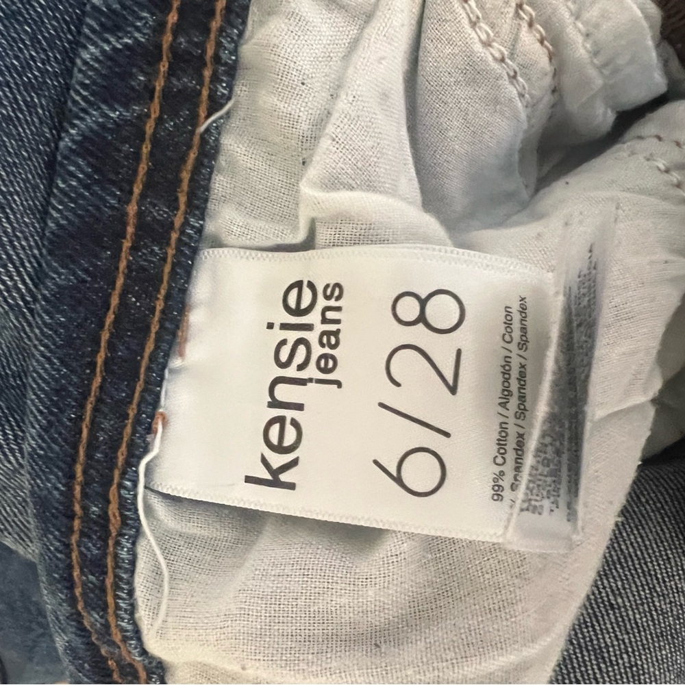 Kensie The Kaya Wide Leg High Rise Jeans - Picture 3 of 4